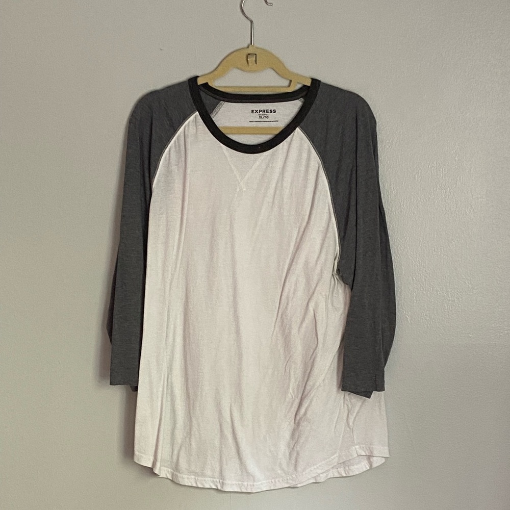 Express 3/4 Sleeve Raglan Tee